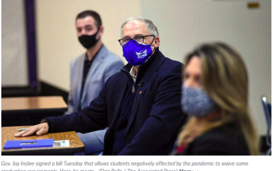 Inslee signs bill allowing COVID-19-related waivers of some graduation requirements